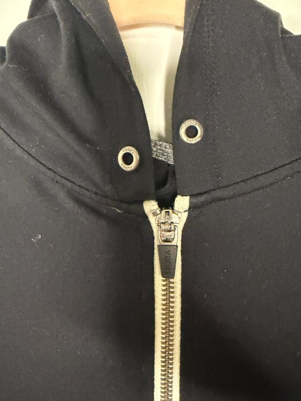 Vuori Black Full Zip Hoodie - XS (based on measurements)- MSRP $110 - Picture 4 of 8